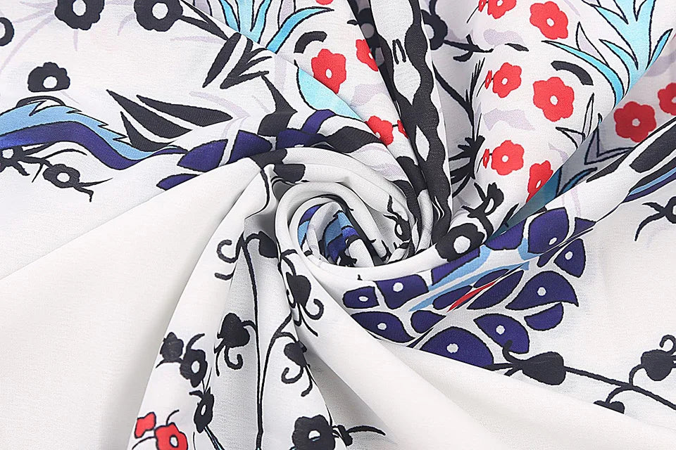 2023 Priint Maxi Dress Beach Cover Up Kaftan Robe Plage Pareos V Neck Long Dresses Summer Women Bathing Suit Cover Up Beachwear